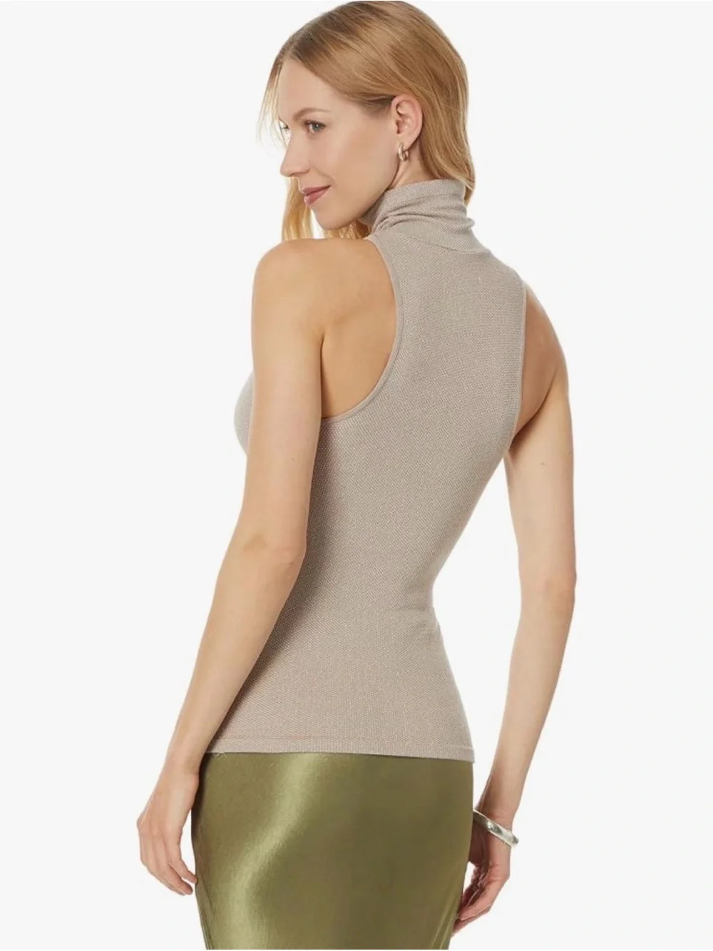 Intimately Free People Always Ready Seamless Turtleneck Tank Sz. M/L